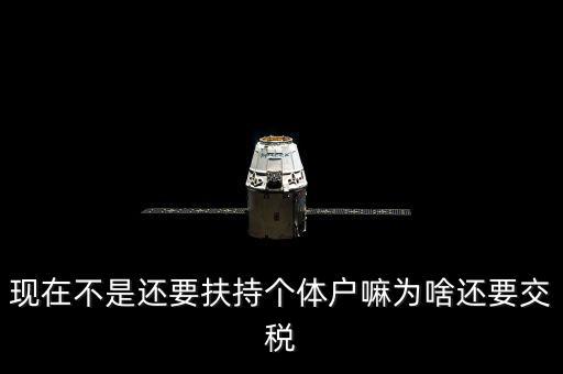 個(gè)體戶為什么要報(bào)稅，我就是個(gè)個(gè)體戶為什么要交稅