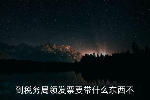 自助領(lǐng)發(fā)票需要什么資料，去稅務局領(lǐng)發(fā)票需要帶什么資料去