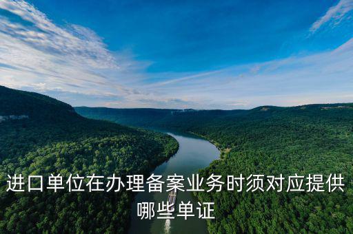 備案號(hào)在什么單證上，進(jìn)口單位在辦理備案業(yè)務(wù)時(shí)須對(duì)應(yīng)提供哪些單證