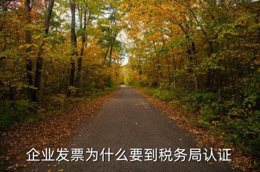 為什么稅務事項認定書，企業(yè)發(fā)票為什么要到稅務局認證