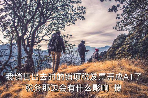 我銷售出去時的銷項稅發(fā)票開成A1了稅務那邊會有什么影響  搜