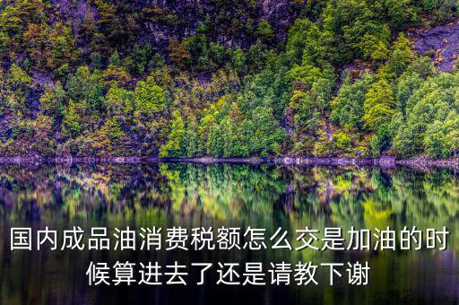 成品油按什么交稅，我們國(guó)家成品油里都包含什么稅費(fèi)車船使用稅公路養(yǎng)護(hù)費(fèi)是否在內(nèi)