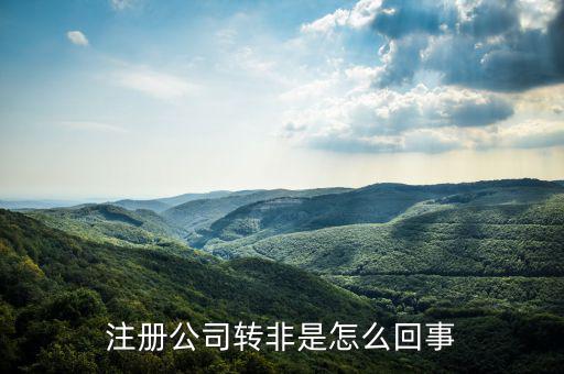國(guó)稅轉(zhuǎn)非是什么意思，稅務(wù)登記證轉(zhuǎn)非是什么意思