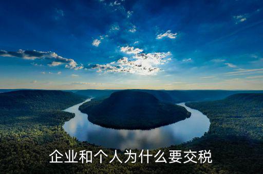 個稅為什么由企業(yè)交，個體工商戶為什么要交個人所得稅