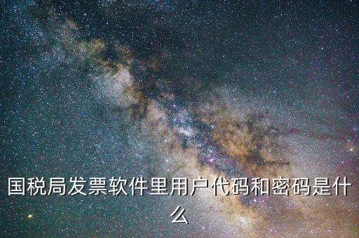 發(fā)票認(rèn)證平臺(tái)登錄密碼是什么情況，國稅局發(fā)票軟件里用戶代碼和密碼是什么