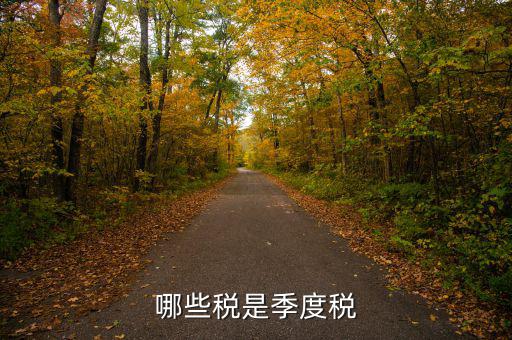 按季度交什么稅，哪些稅是季度稅