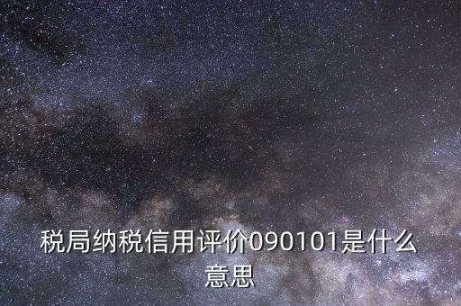 稅局101是什么意思，101是什么意思