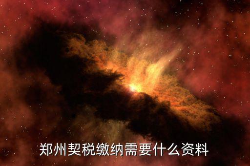 現(xiàn)在鄭州契稅發(fā)票是什么樣的，現(xiàn)在買房開的是什么發(fā)票