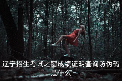 成績(jī)證明查詢的防偽碼是什么，遼寧成人高考成績(jī)查詢的防偽碼是多少
