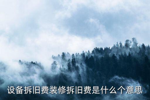 地稅拆舊費(fèi)是什么意思，地稅稅費(fèi)什么意思