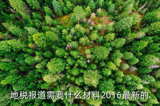 地稅報(bào)道需要什么，地稅報(bào)稅需要什么資料