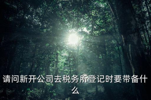 新公司國(guó)稅登記需要什么資料，剛辦的營(yíng)業(yè)執(zhí)照到國(guó)稅局登記需要那些材料