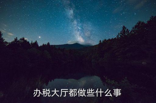 稅務(wù)大廳承擔(dān)什么責(zé)任，辦稅大廳都做些什么事