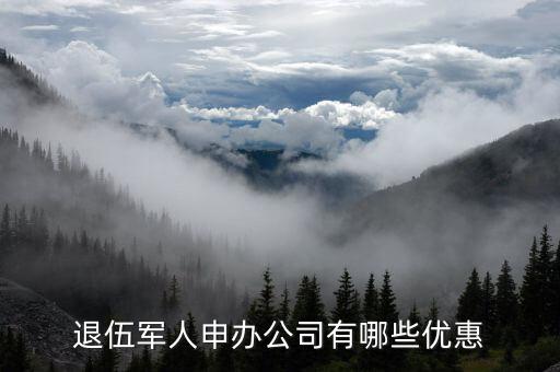 退伍開公司有什么優(yōu)惠，退伍軍人申辦公司有哪些優(yōu)惠
