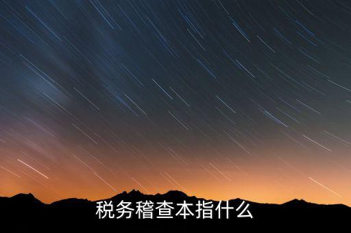 什么是稅務(wù)稽查協(xié)查，稅務(wù)稽查本指什么