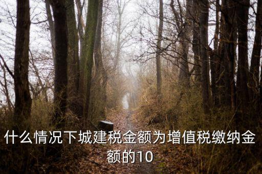 什么情況下交城建稅，什么情況下要繳納城市建設(shè)稅