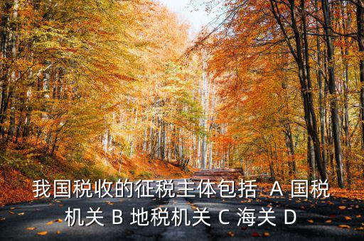 征收稅收的主體是什么，我國(guó)稅收的征稅主體包括  A 國(guó)稅機(jī)關(guān) B 地稅機(jī)關(guān) C 海關(guān) D