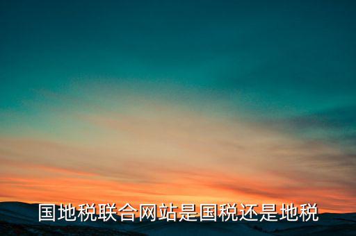 國地稅聯(lián)合辦稅是什么意思，國地稅聯(lián)合稅費申報什么意思