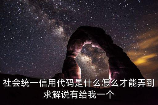 社會信息用代碼是什么樣的，深圳碼統(tǒng)一社會信用代碼是什么
