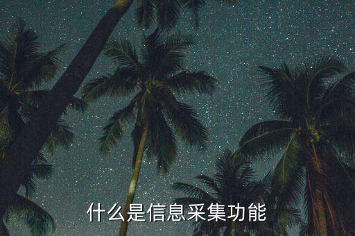 涉稅專業(yè)服務(wù)員信息采集是什么，什么是信息采集功能