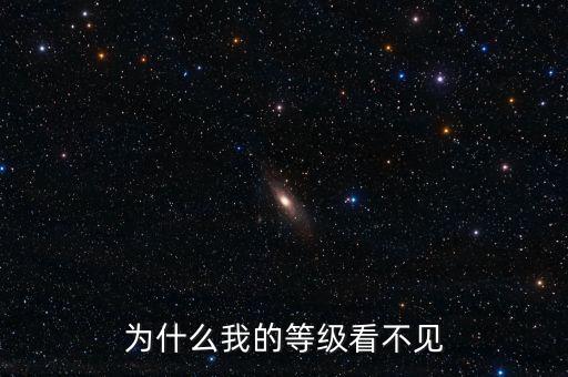 為什么無法查詢到納稅等級，為什么我的等級看不見