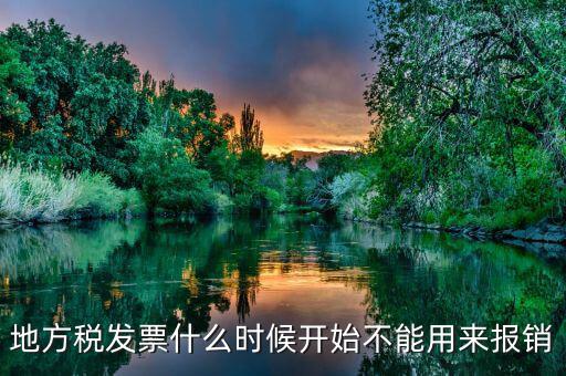 地方稅發(fā)票什么時(shí)候開始不能用來(lái)報(bào)銷