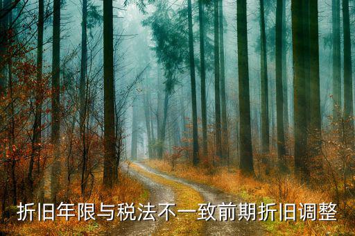 折舊年限與稅法不一致前期折舊調整