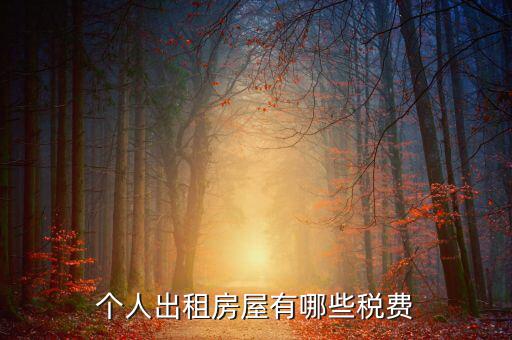出租自建房屋交什么稅，自建廠房出租須交納什么稅