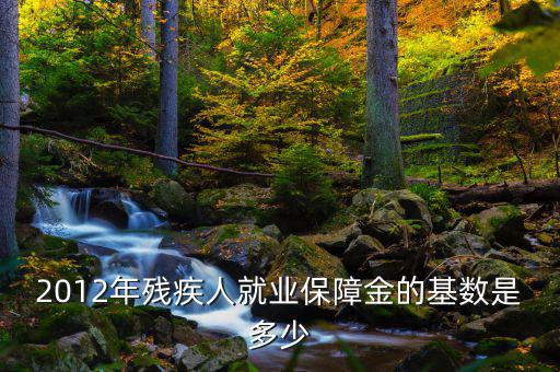 殘疾保障金按什么做基數(shù)，殘疾人保證金的基數(shù)包括勞務和稿酬么