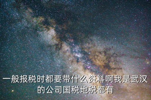 武漢國稅年報(bào)是什么，武漢市地稅國稅報(bào)稅截至日期分別是什么時(shí)候