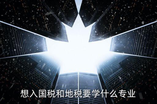 國(guó)地稅窗口人員學(xué)習(xí)什么，想入國(guó)稅和地稅要學(xué)什么專業(yè)