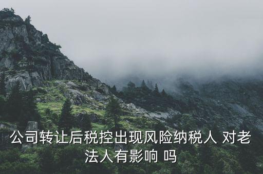 風(fēng)險(xiǎn)納稅人 有什么后果，公司轉(zhuǎn)讓后稅控出現(xiàn)風(fēng)險(xiǎn)納稅人 對(duì)老法人有影響 嗎