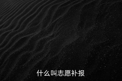 什么叫補申報，什么叫補充申報