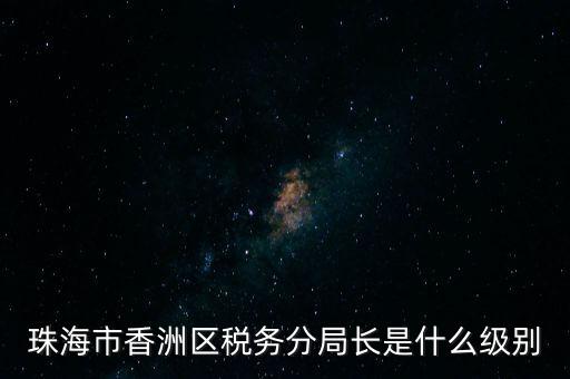 稅務(wù)局分局長算是什么等級，金河鎮(zhèn)稅務(wù)務(wù)局局長是什么級別