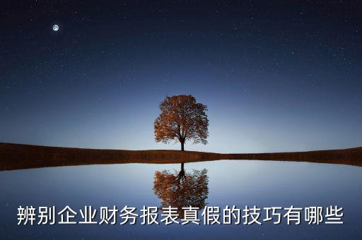 如何核實(shí)財(cái)務(wù)報(bào)表真?zhèn)?，如何辨別企業(yè)財(cái)務(wù)報(bào)表的真?zhèn)?/></a></span><span id=
