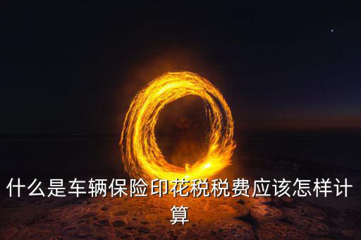 什么是車輛保險印花稅稅費(fèi)應(yīng)該怎樣計算