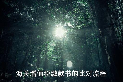 海關(guān)繳款書(shū)如何比對(duì)，海關(guān)進(jìn)口增值稅準(zhǔn)用繳款書(shū)的數(shù)據(jù)采集和比對(duì)
