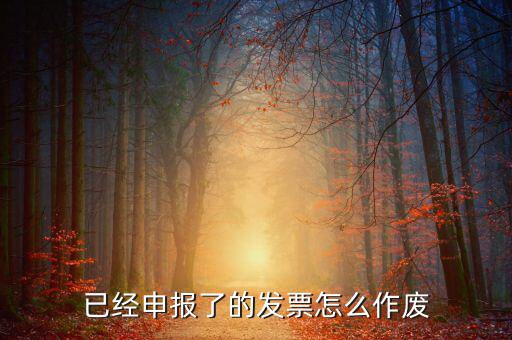 已抄稅發(fā)票如何作廢，已報送的普通增值稅發(fā)票怎么作廢