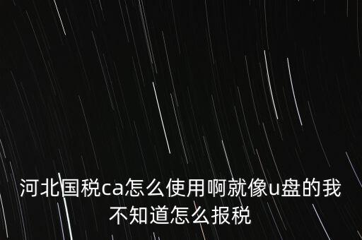 用河北云辦稅廳如何報稅，我是新手如何使用河北地稅網(wǎng)網(wǎng)上報稅知道的老師請告知謝了