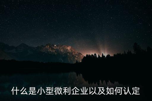 如何申請(qǐng)小微企業(yè)認(rèn)證，怎么申請(qǐng)辦理小微企業(yè)