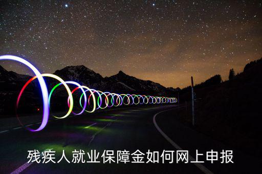 殘疾人就業(yè)保障如何申報表，殘疾人就業(yè)保障金如何網(wǎng)上申報