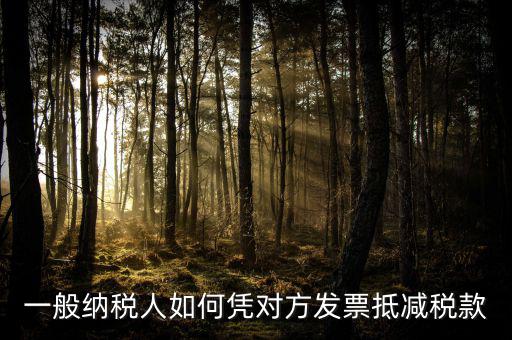 成本票如何抵減增值稅，一般納稅人如何憑對方發(fā)票抵減稅款