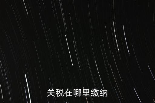 如何用微信青島交關(guān)稅，關(guān)稅在哪里繳納