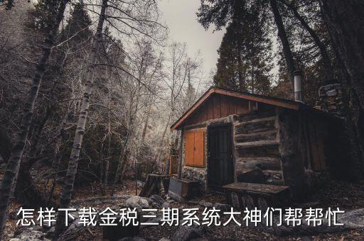 如何下載陜西金稅三期，金稅三期個(gè)人所得稅扣繳系統(tǒng)從哪里下載