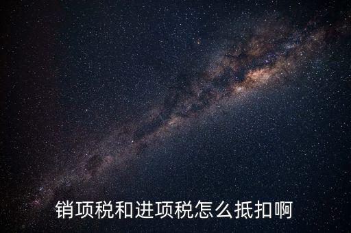進項稅發(fā)票如何抵扣，銷項稅和進項稅怎么抵扣啊