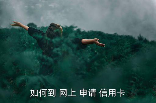 如何到 網(wǎng)上 申請 信用卡