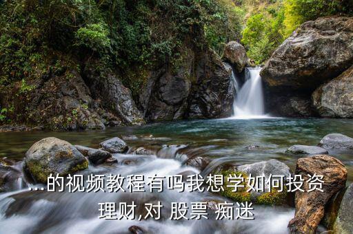 ...的視頻教程有嗎我想學(xué)如何投資理財(cái),對 股票 癡迷