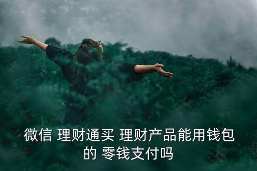 微信零錢(qián)怎么理財(cái)通,為什么微信零錢(qián)買不到理財(cái)通中理財(cái)產(chǎn)品?