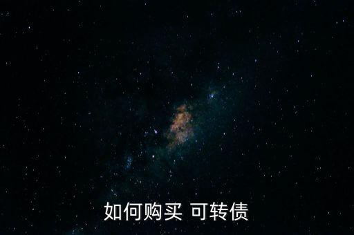 如何購買 可轉債