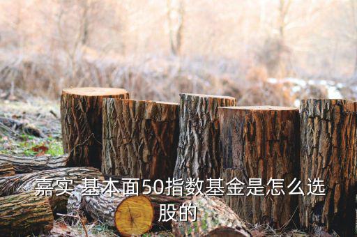 嘉實(shí)基本面50怎么樣,基本面50指數(shù)被動跟蹤股票型基金